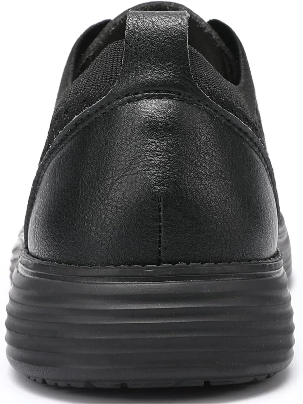 VILOCY Men's Black Ethylene Vinyl Acetate Casual Breathable Comfortable Sneakers